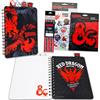 Dungeons & Dragons Set di diario della campagna - Bundle con quaderno a spirale D&D con linguette divisorie più matite, adesivi, altro | Set di quaderni per campagna DND per bambini, adolescenti e