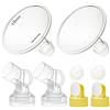 Nenesupply GentleFit - Pompa da 19 mm, compatibile con il tiralatte Medela, non originale Medela, ricambio per pompe Medela in stile Symphony Swing compatibile con Medela Connector Medela Breastshield
