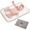 Zasdvn Fasciatoio pieghevole per pannolini, portatile, morbido, impermeabile, per, viaggi, casa all'aperto, necessità del bambino, 31 x 21 cm