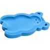 Garosa Cuscino per Bagnetto Neonato Antiscivolo, Tappetino da Bagno Rimovibile in Spugna Morbida Addensata per Vasca Bambino - Blu