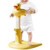 Generico Doccia da bagno per bambini, supporto per la doccia in piedi, rack regolabile, design di base anti-slip, build a pressione in PVC, bagno per bambini asilo, 13.78x13.78x22.83 pollici bianchi 1