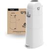 DIAPER CHAMP Classic Large - Mangiapannolini inodore - Grande capacità fino a 70 pannolini - Usa sacchetti normali - Ideale per diversi bambini nei pannolini, gemelli, asili nido, genitori ospiti