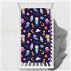 Odot Lenzuolo con angoli Lenzuola Carrozzina Neonato, Stampa di Cielo stellato Bambino Cotone Coprimaterasso, Lenzuola per Culla Babybay (100x135 cm,Meteorite)