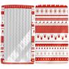 Treer Lenzuola con Angoli per Lettino Stampa, Neonato Coprimaterasso Letto Singolo Bebè Bambino, Morbide e Traspiranti, per Materassi Standard per Culle e Bambini (Rosso,140x70x20cm)