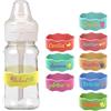 DUOYUN 8 PCS Etichette Personalizzate per Biberon per l'asilo Nido, Etichette Per Bottiglie d'acqua, Bande di Nome in Silicone Personalizzate, per Bambini Tazze Cinghie di Presa - Lavabile - Riutilizzabile
