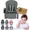 ninna-nanna by Bambiniwelt Coprisedile di ricambio per seggiolone, compatibile con Peg Perego TATAMIA & NEW BORN (stelle grigio scuro)