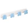 POMOLINE APPENDIABITI da Parete camera BEBÉ bambino Orsi cielo BLU legno laccata base plastica resine ABS 410x60MM