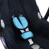 BambiniWelt by Rafael K. BAMBINIWELT - Set di imbottiture universali per seggiolino auto, compatibile ad esempio con Maxi Cosi Cybex (turchese)