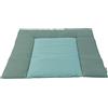 ULLENBOOM ® Fasciatoio 85x75 cm Cialda Piqué Verde Salvia (Made in EU) - Fasciatoio Lavabile e adatto per il viaggio, Rivestimento: 100% Cotone OEKO TEX, Fasciatoio 75x85