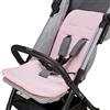 baby idea Babysanity® Morbido Riduttore Copri Passeggino Universale Materassino Neonato Soffice Imbottitura Rivestimento Spugna Di Cotone 100% con Bordatura - Made in Italy - (Rosa)