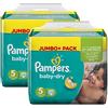 Pampers Pannolini Baby Dry Taglia 5 junior 11 - 25 kg Jumbo Plus Pack (2 x 72)