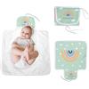 Wanapix | Fasciatoio Portatile per Bambini Personalizzato | Impermeabile | Materassino XL Pieghevole | Cambia Pannolini | Neonato | Arcobaleno