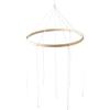 MagiDeal Telaio mobile per bambini in legno, carillon a da soffitto, fai da te, accessori per l'allattamento per bambini e bambine, cerchio, 23 Cm 6 Fori