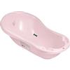 Hylat Baby Hug Me Rosa Vaschetta Bagnetto Neonato con Tappo di Scarico e Termometro, Vaschetta Antiscivolo per Bambini Fino a 12 Mesi in Plastica Senza BPA, Vaschetta per Neonati, Bambini