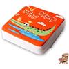 FANSU Cuscino Rialzo da Sedia per Bambini, Fansu Comodo e Facile da Pulire Smontabile Regolabile Cuscino Alzasedia Seggioloni Cuscino Seduta per Sedia da Giardino (Alligatore,40x40x10cm)
