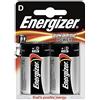 Energizer Batteria alcalina D 1,5 V Power 2 blister