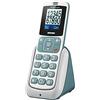 Brondi Chi Parla BRONDI Amico Home Telefono Cellulare GSM per Anziani con Tasti Grandi, Tasto SOS e Funzione da Remoto, Dual SIM, Volume Alto, Bianco/Grigio