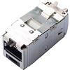 Panduit Mini-Com ® TX6 (TM) 10 GIG (TM) Shielded Jack Module - Tg Style - Adattatore per Cavo, Grigio, RJ-45