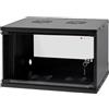 Techly Professional 368574 Armadio Rack 19 a Muro 9U Prof. 320 Nero Assemblato Nero