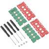 QUARKZMAN 4pz M2+ M.2 NGFF/NVME Adattatore di Estensione di Lunghezza 2230, 2242, 2260, 2280 Staffa di Estensione SSD Multipurpose Scheda PCB per Case PC Rosso Verde