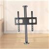 YUZDNM Staffa Parete Divisoria TV LCD - Supporto Da Pavimento Con Telaio Girevole a 360 Gradi, Partizione Gancio Per Mobile TV (66-82cm)
