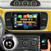 DYNAVIN Android Autoradio Navigatore per VW Beetle 2012-2018, 9 pollici OEM Radio con Wireless CarPlay e Android Auto | Head-up Display | Dab+ Radio: D9-36 Premium Flex