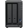 Synology DP320 ActiveProtect, memoria HDD da 2 x 8 TB, RAM da 8 GB, AMD R1600, fino a 1 GbE RJ45