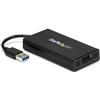 StarTech.com Adattatore USB 3.0 a DisplayPort - 4K 30Hz Ultra HD - DisplayLink - Convertitore da USB Type-A a DP per monitor - Scheda Video e Grafica Esterna - Mac e Windows (USB32DP4K)