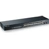 Zyxel GS1900-24, Switch di rete Smart, 24 Porte Gigabit, 2 Porte SFP, Design senza ventole, 440 x 131 x 44 cm