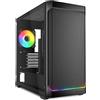 Sharkoon MK4W RGB Strip Black, custodia per PC mATX