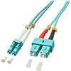Lindy Cavo Fibra Ottica OM3 LC/SC - 50/125, 10m
