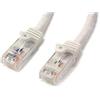 StarTech.com N6PATC3MWH Cavo di Rete CAT6, Patch Ethernet, RJ45, UTP, Antigroviglio, 3 m, Bianco