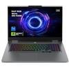 Lenovo LOQ Gaming AI Laptop | 17,3 Full HD 165Hz | NVIDIA GeForce RTX 5070 | Intel Core i7-14700HX | 16 GB RAM | 512 GB SSD | Win11 | QWERTZ | Tastiera RGB a 24 zone, grigio, 3 mesi G ame pass