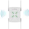 Ubinki 2024 ultima estensione WIFI, ripetitore wifi,5 GHz e 2,4 GHz doppia banda domestica,4 * Antenna che copre 4000 piedi quadrati e 45 dispositivi,Internet booster,configurazione