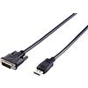 Equip 119336 Adattatore cavo video 2 m DisplayPort DVI-D nero - Adattatori cavi video (2 m, DisplayPort, DVI-D, maschio, maschio, nero)