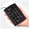 H&D HYALINE & DORA H&D Hyaline&Dora PS/2 19 Keys Keypad Numeric Keyboard Multifunction Wired Number Calculator for Laptop Easy To Use win7 ps2 numpad