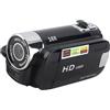 MENDUNER Videocamera Digitale Portatile Full HD 16X Ad Alta Definizione, Mini DV con Rotazione di 270 Gradi (BLACK)