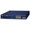 Planet GS-4210-8P2S switch di rete Gestito Gigabit Ethernet (10/100/1000) Nero 1U Supporto Power over Ethernet (PoE)