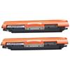 Organizza Ufficio 2 X Toner Compatibili con HP 130A, CF350A Colore Nero HP Colour LaserJet PRO MFP M 176N, PRO MFP M 177FW