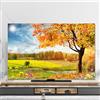 Hixingo Copertura Antipolvere per TV, Motivo Foresta 3D Copri Televisore 32-80inch Copertura Televisore Cover TV Copri TV Protezione TV Custodia Protettiva TV (32inch,Foresta)