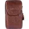 Starnearby Borsa da Cintura Uomo in Pelle di Vacchetta, Porta Cellulare con Custodia da Cintura, Marsupio da Cintura per Uomo