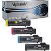 Alphaink 4 Toner compatibili con Xerox 106R3480 106R03690 106R03691 106R03692 per Xerox Phaser 6510,6510DN,6510N WorkCentre 6515, 6515DN, 6515DNI, 6515DNW, 6515N, 6515NW(1Ciano,1Giallo,1Magenta,2Nero)