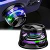 FiTspi G200 - Altoparlante Bluetooth magnetico multifunzione, portatile, con luce RGB e supporto per telefono su metallo, ideale per i viaggi