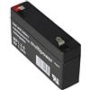 Multipower Batteria MP1.2-6 PB al piombo, 6 Volt 1200 mAh, connettore 4,8