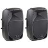 Soundsation GO-SOUND 15A, coppia casse, diffusori attivi, woofer 15, per karaoke, dj, pub, palestre, live music.
