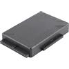 Annadue Convertitore USB 3.0 per e IDE, Adattatore per Disco Rigido Esterno da 2,5/3,5 pollici, HDD e SSD, Adattatore per DVD-ROM e CD-ROM
