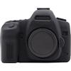 ZORSOME Compatibile con Canon EOS 5D Mark II, custodia protettiva in gomma siliconica compatibile con Canon EOS 5D Mark II (nero)