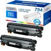 ECSC Compatibile Toner Cartuccia Sostituzione per HP LaserJet Pro M12, Pro M12a, Pro MFP M26a, Pro MFP M26nw CF279A (Nero, 2-Pack)