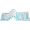 Tangxi Tastiera Silicone Pieghevole Wireless 2.4G, 103 Tasti Silenziosa Morbida USB Impermeabile, Arrotolabile Flessibile Portatile per Laptop, PC (Blu)