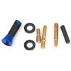 Othmro Universale 3.5cm Fibra di Carbonio Vite In Lega di Alluminio Auto Breve Radio Antenna 1 pz